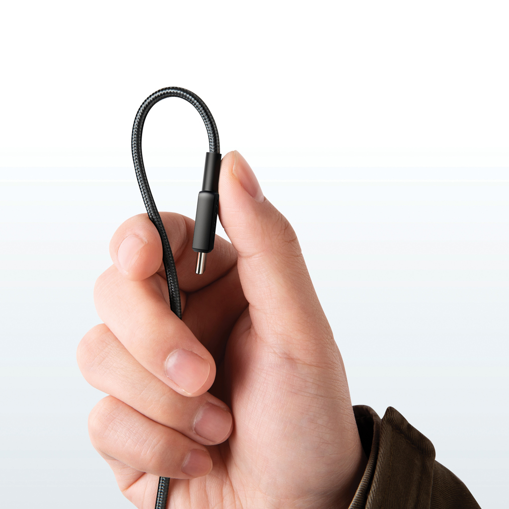 Anker 322 USB‑C Kabel 60W, 1,8m, Nylon geflochten – grau Anker 322 USB‑C Kabel 60W, 1,8m, Nylon geflochten – grau