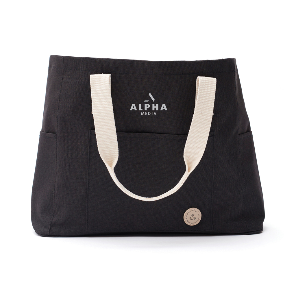 VINGA Sortino Strandtasche aus PET mit Reißverschlussfach VINGA Sortino Strandtasche aus PET mit Reißverschlussfach