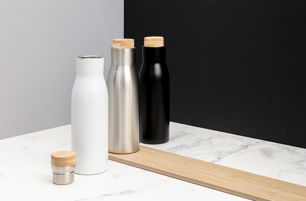 Edelstahl Vakuumflasche 500ml | Zero Plastic – schwarz Edelstahl Vakuumflasche 500ml | Zero Plastic – schwarz