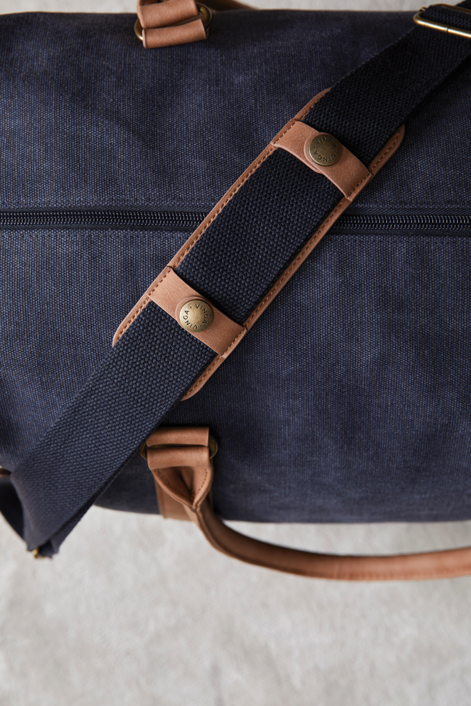 VINGA Bosler Weekender aus RCS-recyceltem Canvas mit Logo veredelbar VINGA Bosler Weekender aus RCS-recyceltem Canvas mit Logo veredelbar