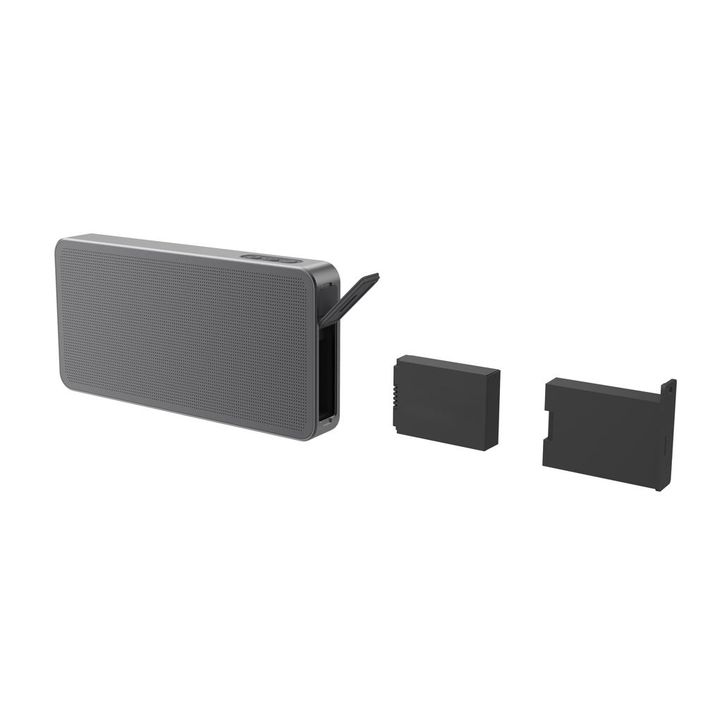 XD Xclusive Aeris 10-W-Lautsprecher (IPX5) mit herausnehmbarem Akku, mit Logo bedruckbar