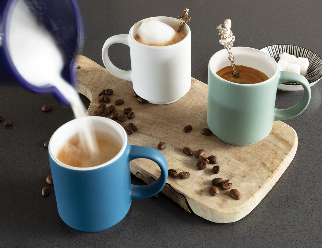 Keramik-Stapeltasse 180ml, spülmaschinenfest – weiß