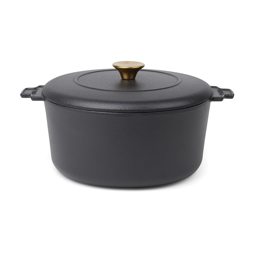 VINGA Monte Heritage Gusseisen-Kokotte 5,5 L mit Lasergravur