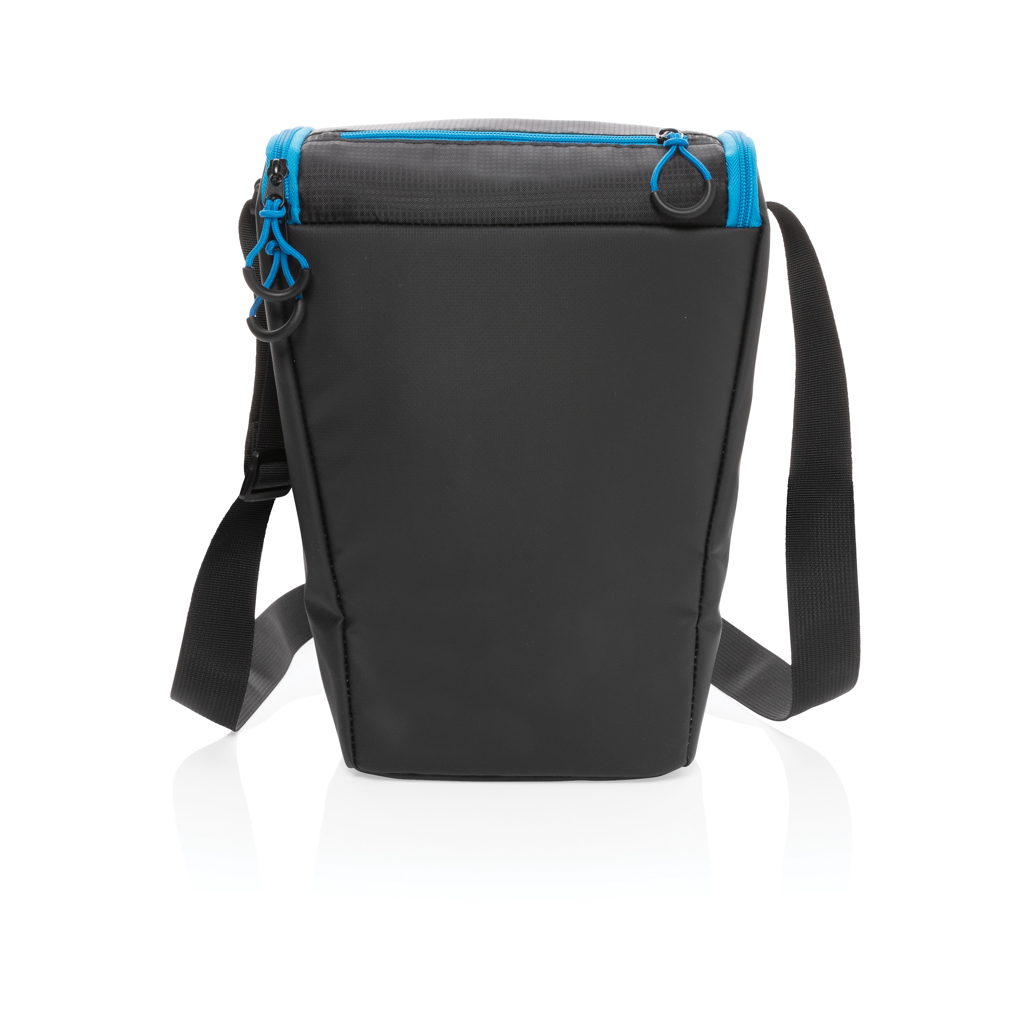 Robuste Outdoor Kühltasche 6 Dosen/2 Flaschen – schwarz