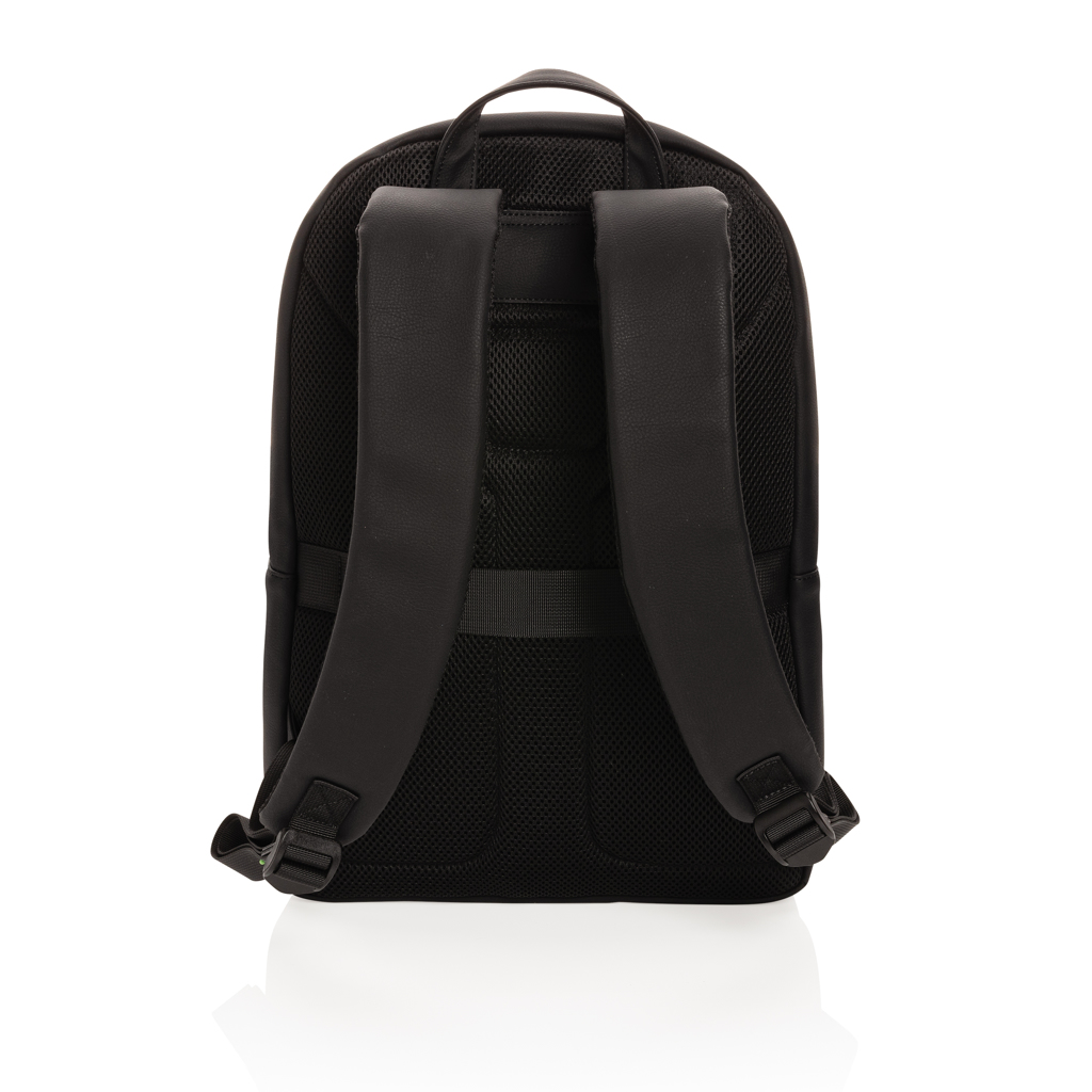 PVC-frei PU Business Laptop-Rucksack 15,6'' schwarz PVC-frei PU Business Laptop-Rucksack 15,6'' schwarz