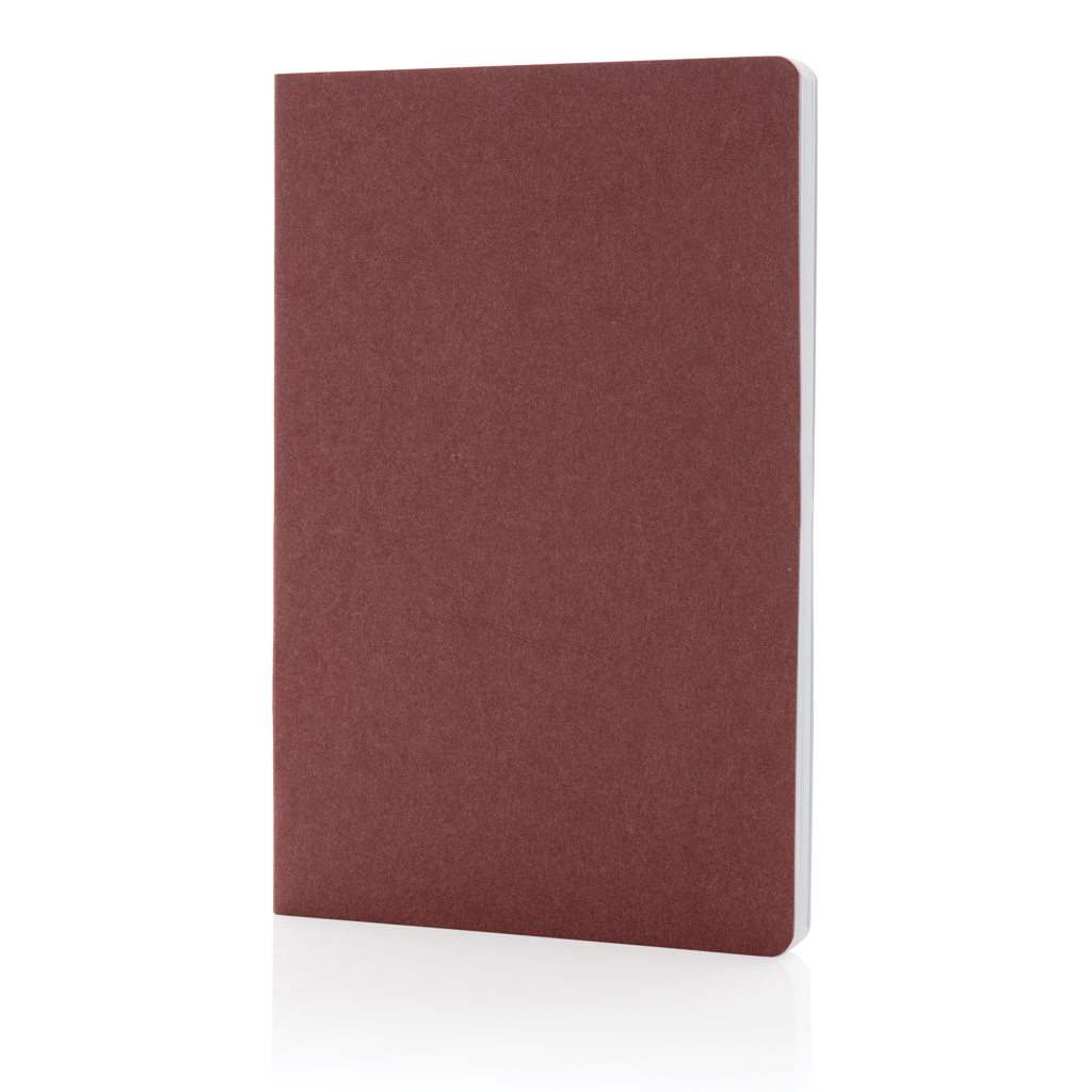 Salton A5 Notizbuch aus Kraftpapier mit 75 % Recyclinganteil (GRS) — bedruckbar