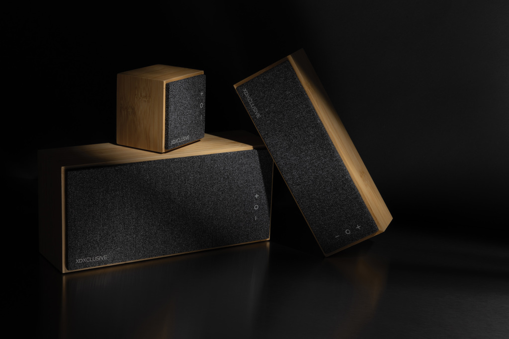 Wynn BambooSound 20W Bluetooth Lautsprecher – Elegantes Event-Geschenk mit Logo