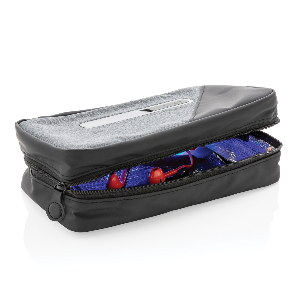 UV-C Sterilisationstasche mit Akku, PVC-freies Kabel grau