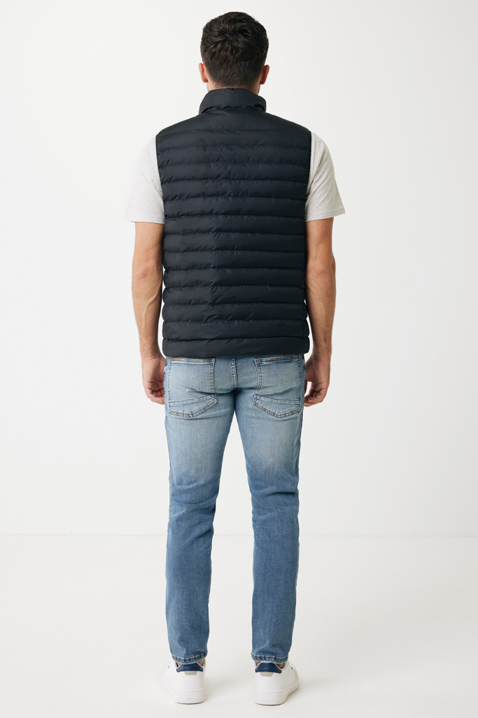 IQONIQ Meru Herren Bodywarmer aus 100% recyceltem Polyester – bedruckbar mit Logo