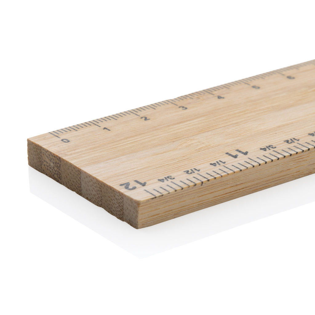 Timberson Bambuslineal 30 cm aus FSC®-Bambus, doppelseitig — XD Collection Timberson Bambuslineal 30 cm aus FSC®-Bambus, doppelseitig — XD Collection