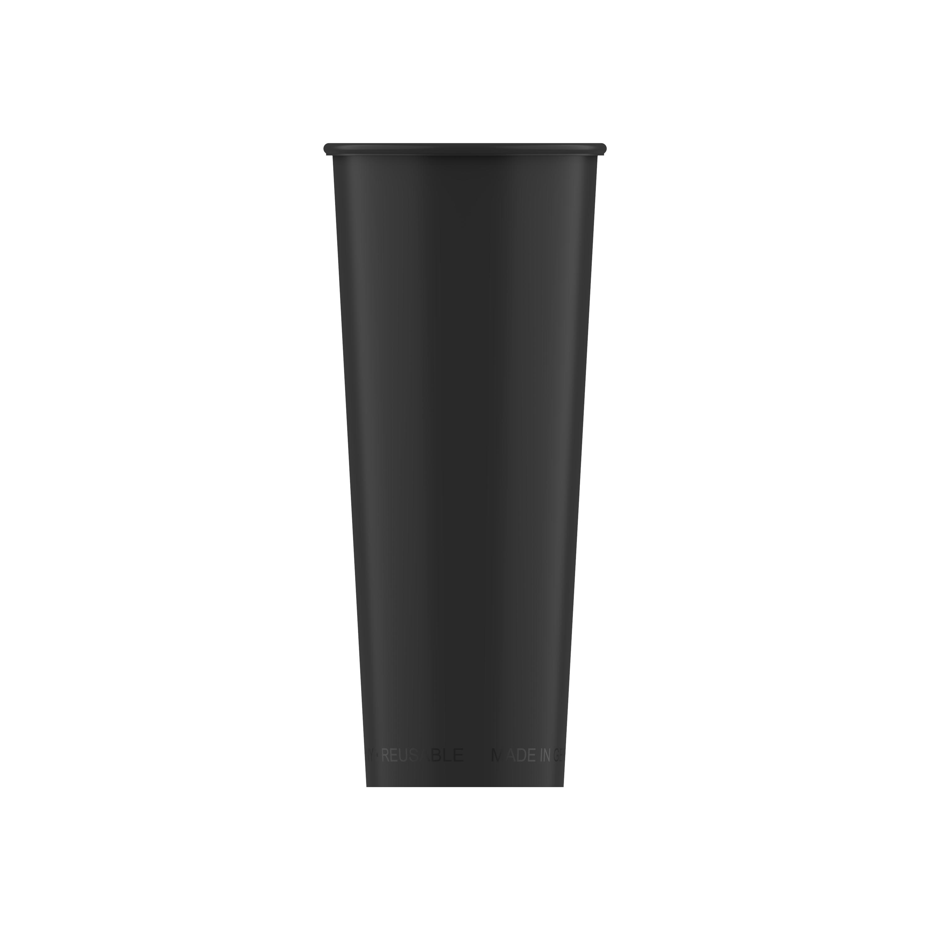 Becher "ToGo", 0,5 l – TopView_Schwarz Becher "ToGo", 0,5 l