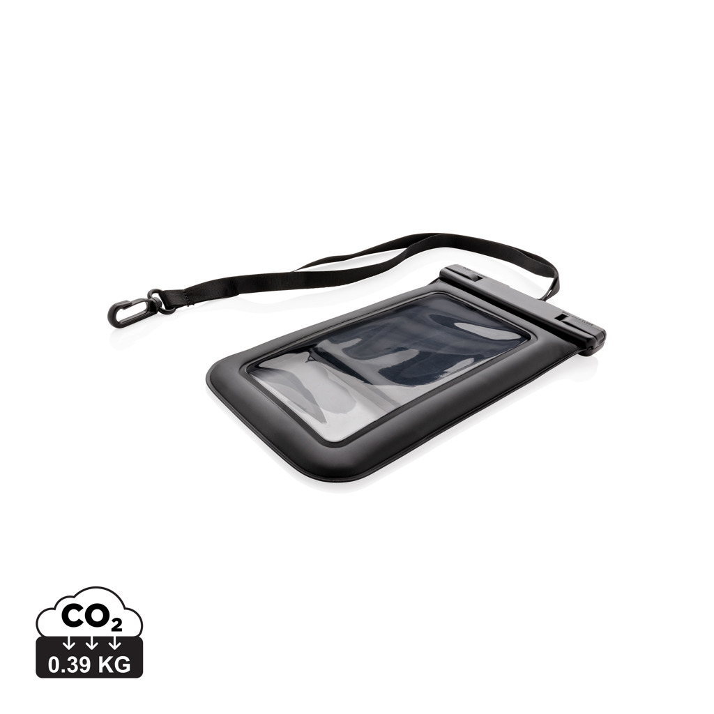 IPX8 wasserdichte, schwimmfähige Smartphone-Tasche schwarz IPX8 wasserdichte, schwimmfähige Smartphone-Tasche schwarz