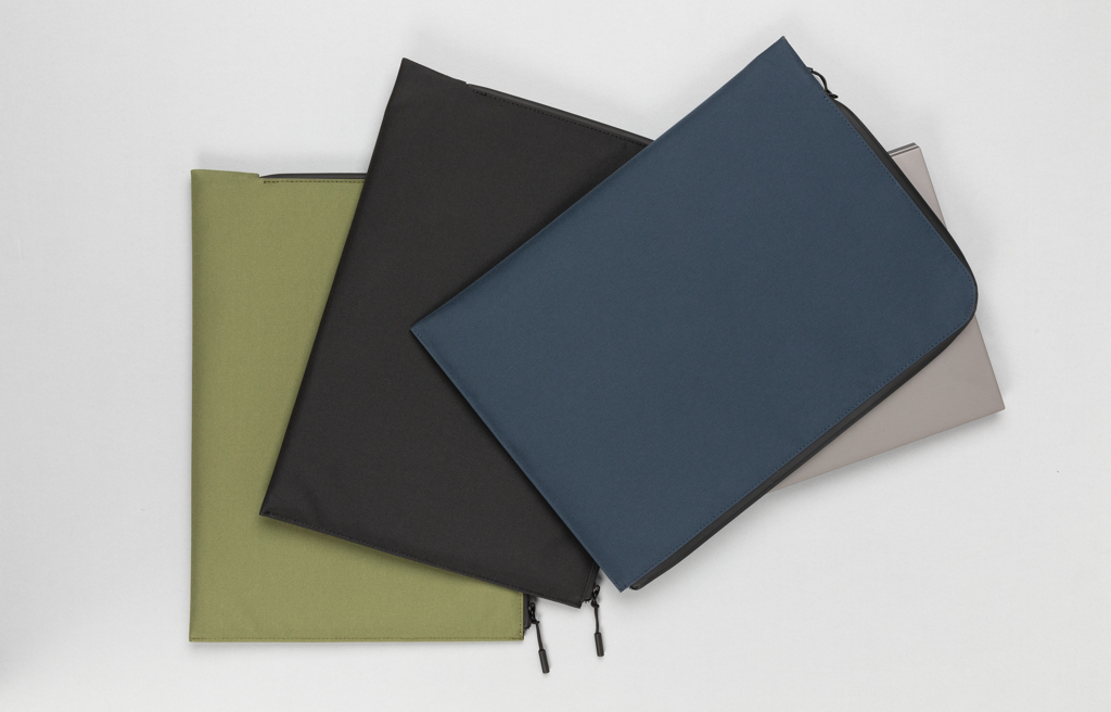 Impact Aware™ 15,6 Zoll Laptop Sleeve aus recyceltem PET, grün — bedruckbar Impact Aware™ 15,6 Zoll Laptop Sleeve aus recyceltem PET, grün — bedruckbar