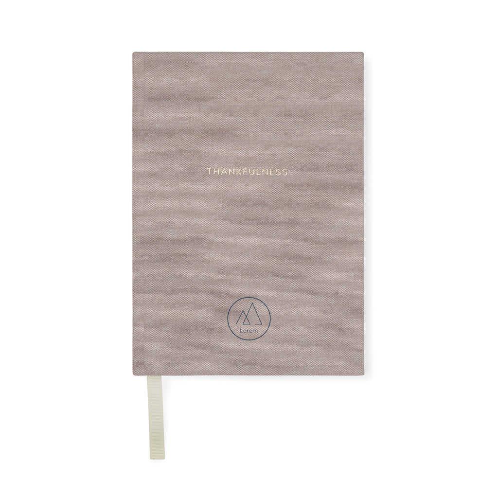 VINGA Thankfulness Dankbarkeitstagebuch A5 mit Stoffeinband, GRS-Recyclingpapier VINGA Thankfulness Dankbarkeitstagebuch A5 mit Stoffeinband, GRS-Recyclingpapier