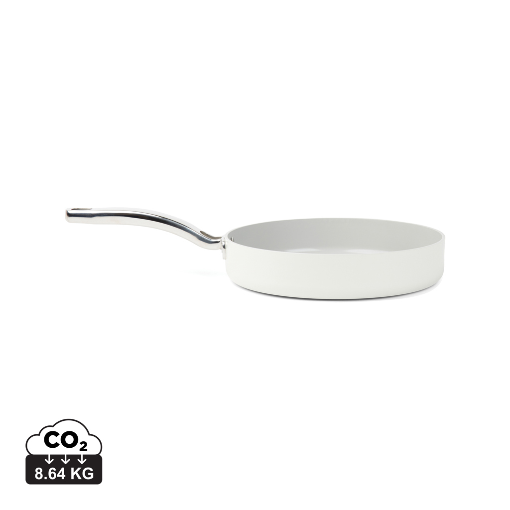 VINGA Alto Bratpfanne 25 cm aus RCS-recyceltem Aluminium mit Logo-Lasergravur