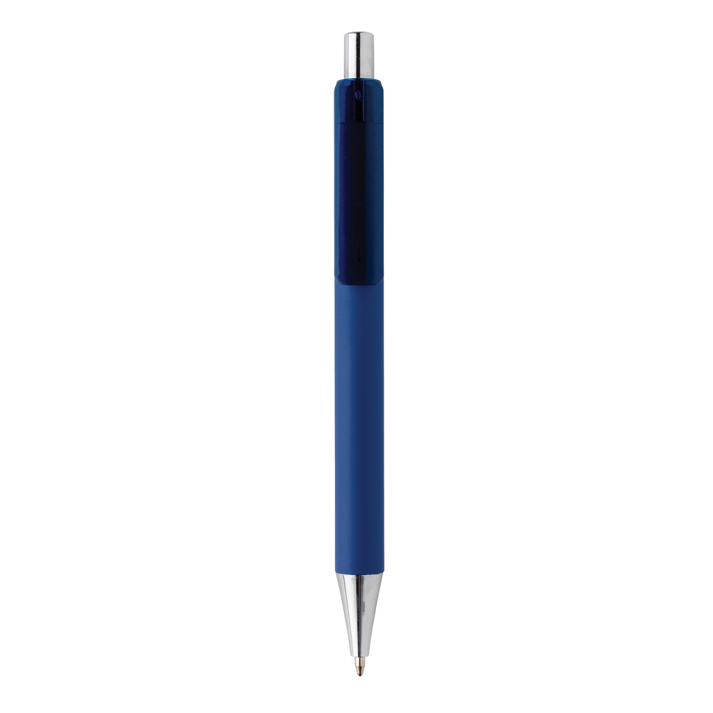 X8 Kugelschreiber Smooth-Touch, Dokumental – navy blau X8 Kugelschreiber Smooth-Touch, Dokumental – navy blau