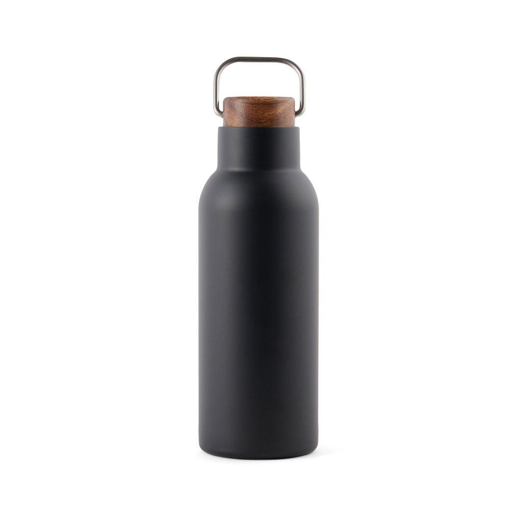 VINGA Ciro RCS recycelte Vakuumflasche 580ml mit Akazienholzdeckel VINGA Ciro RCS recycelte Vakuumflasche 580ml mit Akazienholzdeckel
