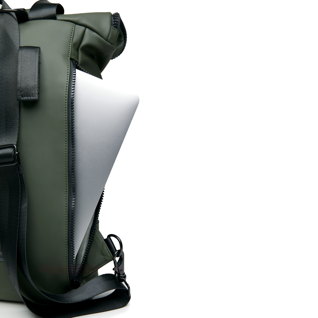 VINGA Baltimore Fahrradtasche mit 17-Zoll-Laptopfach, wandelbar zum Rucksack