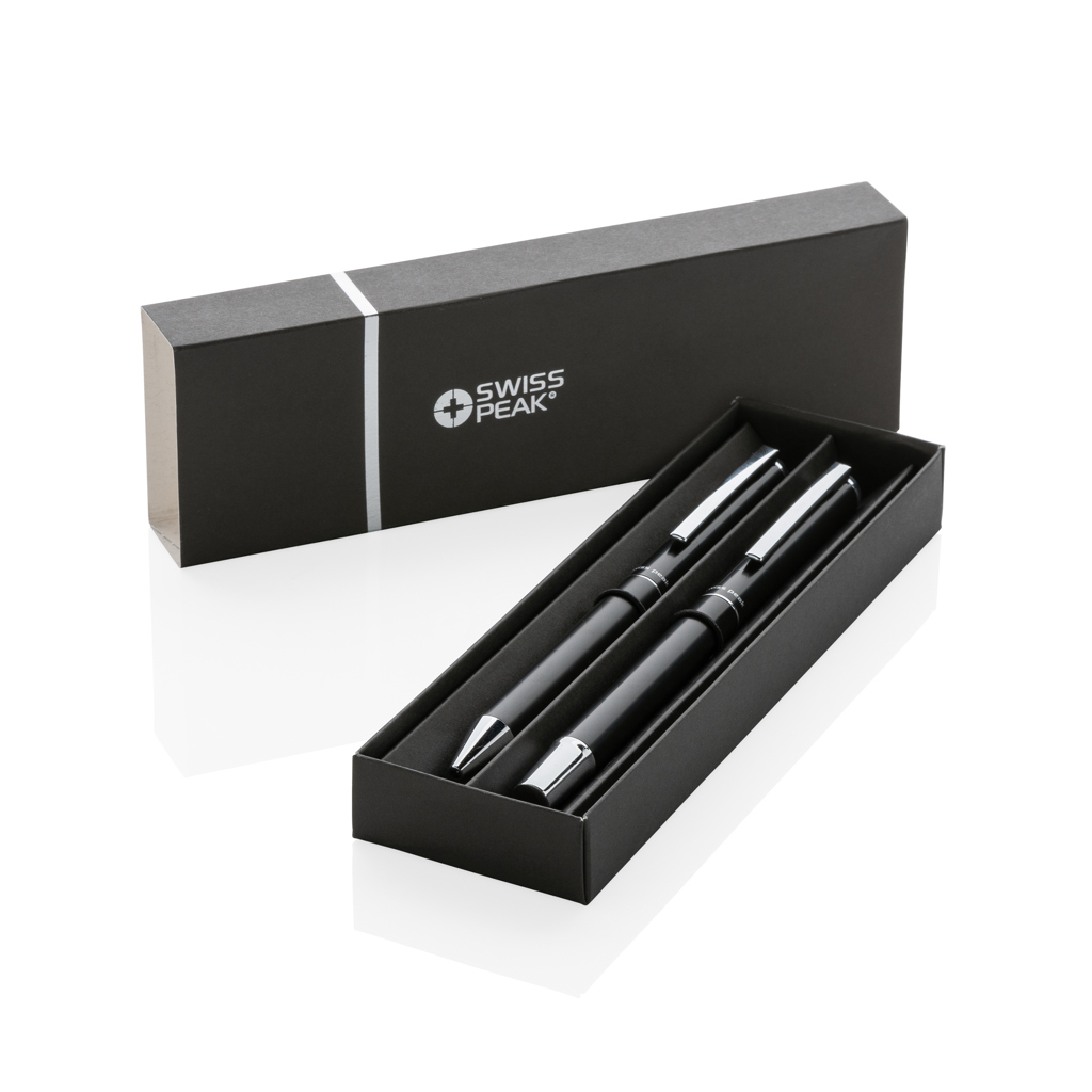 Stifte-Set Cedar Aluminium blau – Elegantes Werbegeschenk für Events Stifte-Set Cedar Aluminium blau – Elegantes Werbegeschenk für Events