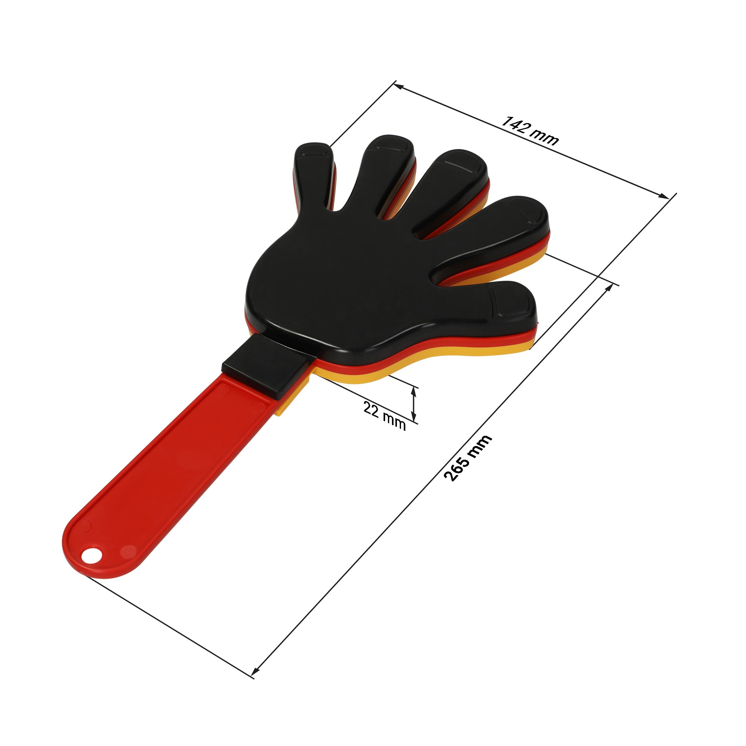 Klapper "Hand", Deutschland – DET1 Klapper "Hand", Deutschland
