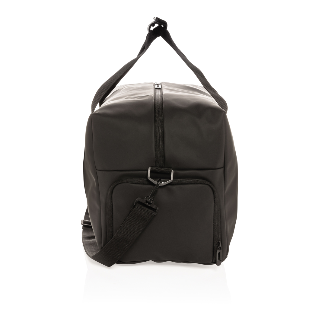 XD Collection Wochenendtasche PU schwarz mit Schuhfach 50 × 25 × 28 cm