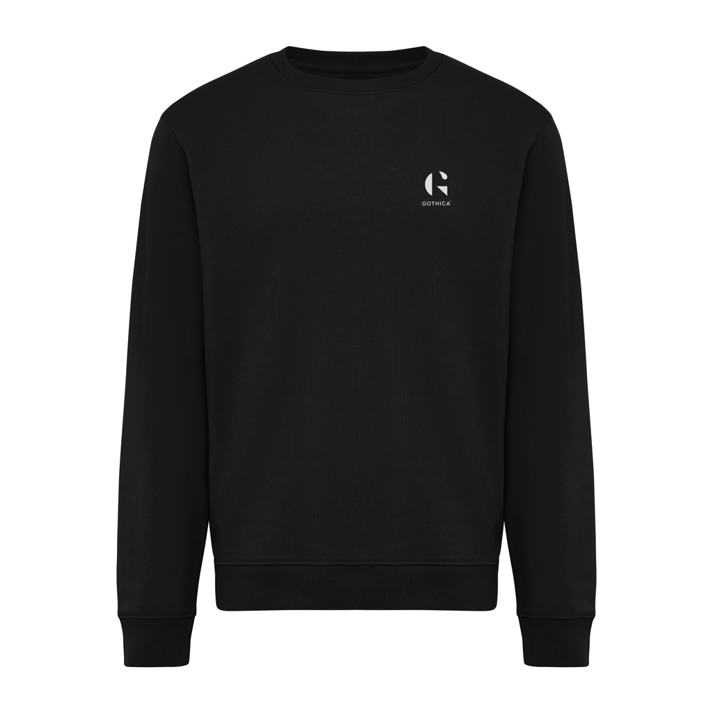 IQONIQ Torla Rundhals-Pullover aus Baumwolle, 340 g/m², bedruck- und bestickbar