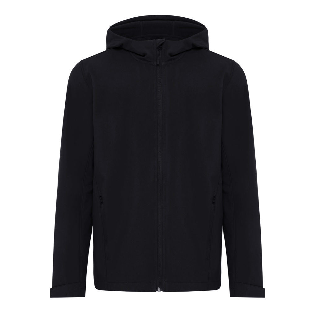 IQONIQ Makalu Herren-Softshelljacke aus 100% recyceltem Material mit Logo-Veredelung IQONIQ Makalu Herren-Softshelljacke aus 100% recyceltem Material mit Logo-Veredelung