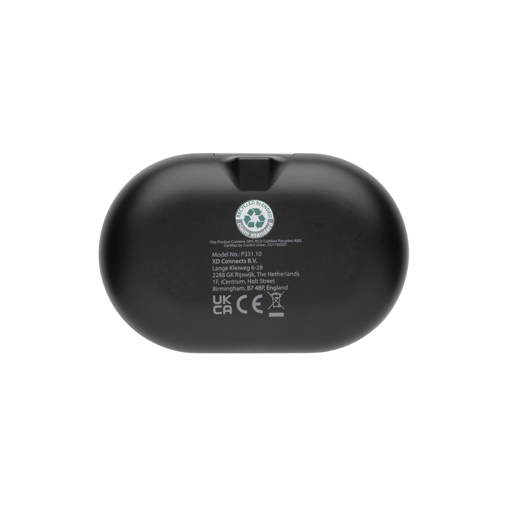 Fitsound TWS-Ohrhörer aus 58 % recyceltem ABS (RCS) — XD Collection Fitsound TWS-Ohrhörer aus 58 % recyceltem ABS (RCS) — XD Collection