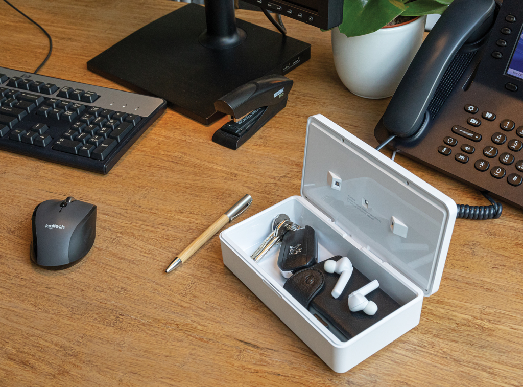 UV-C Sterilisator Box – quecksilberfreie LEDs weiß UV-C Sterilisator Box – quecksilberfreie LEDs weiß