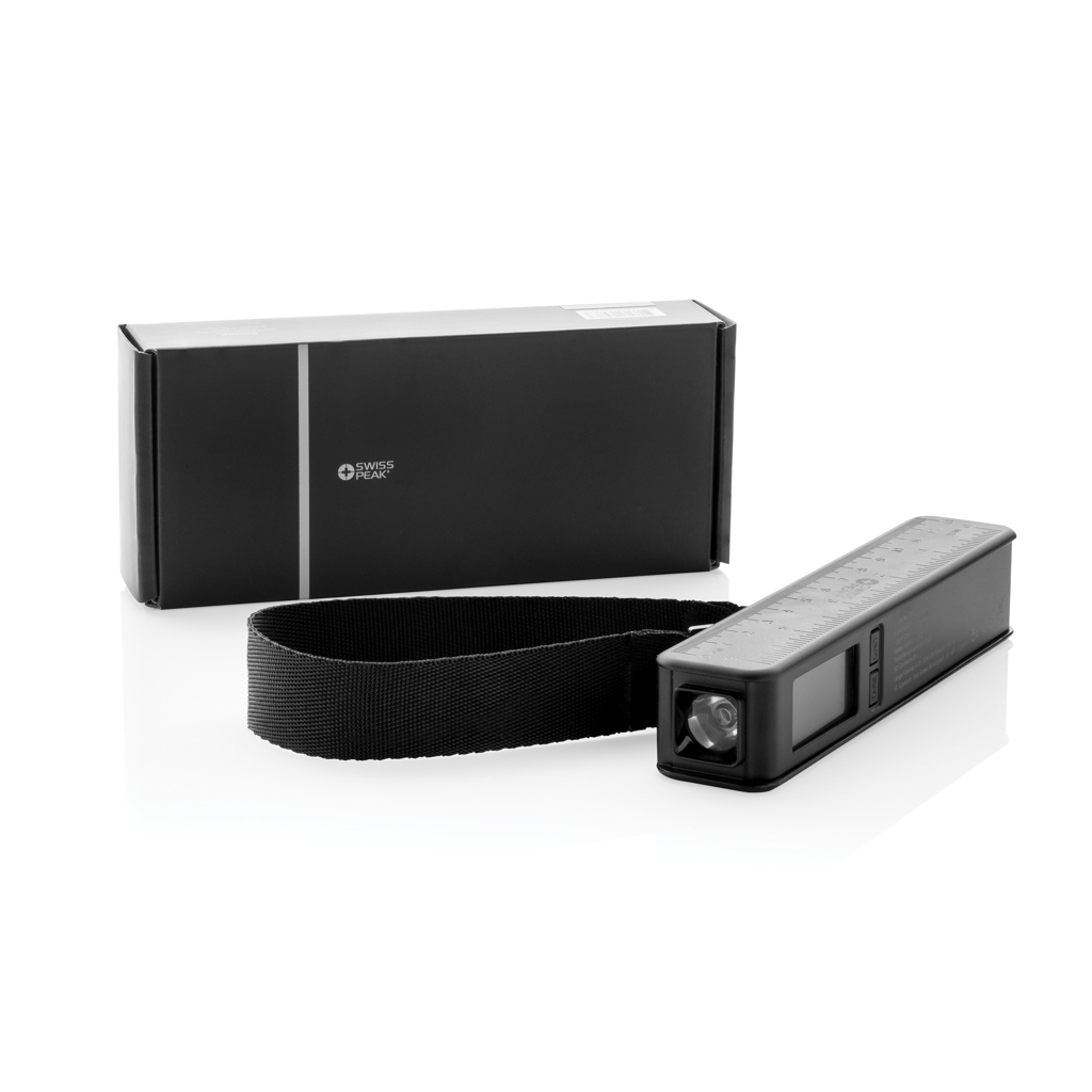 Swiss Peak 5-in-1-Kofferwaage mit Powerbank und Taschenlampe, bedruckbar