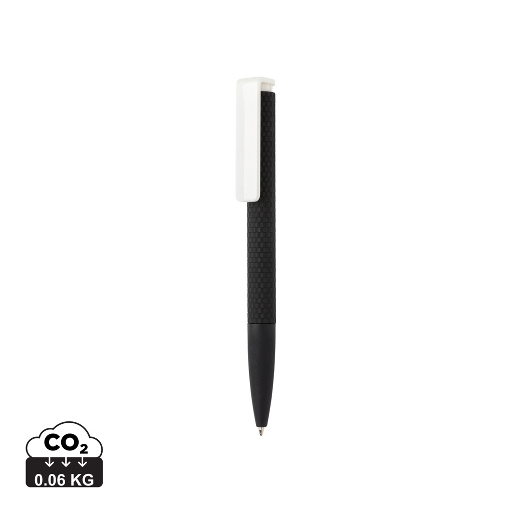 X7 Smooth-Touch Kugelschreiber, Dokumental 1200m – schwarz