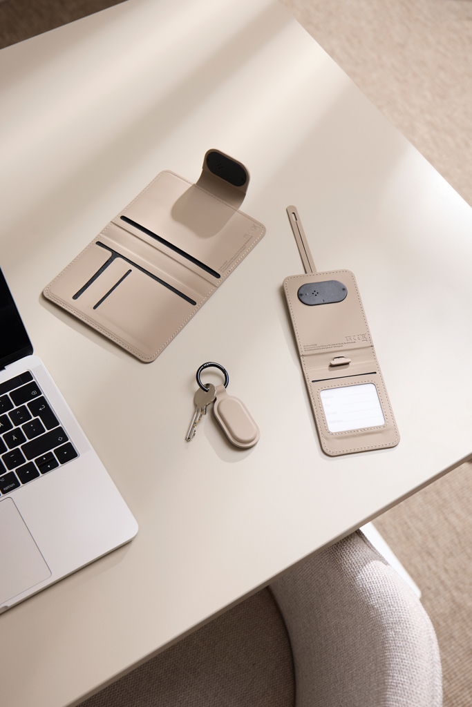 VINGA Baltimore Bluetooth-Kofferanhänger mit Dual-Finder aus RCS-recyceltem ABS