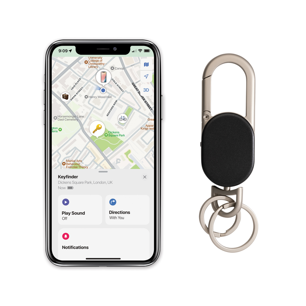 Keyfinder Schlüsselanhänger mit Apple „Wo ist?”-Ortung und USB-C – XD Collection