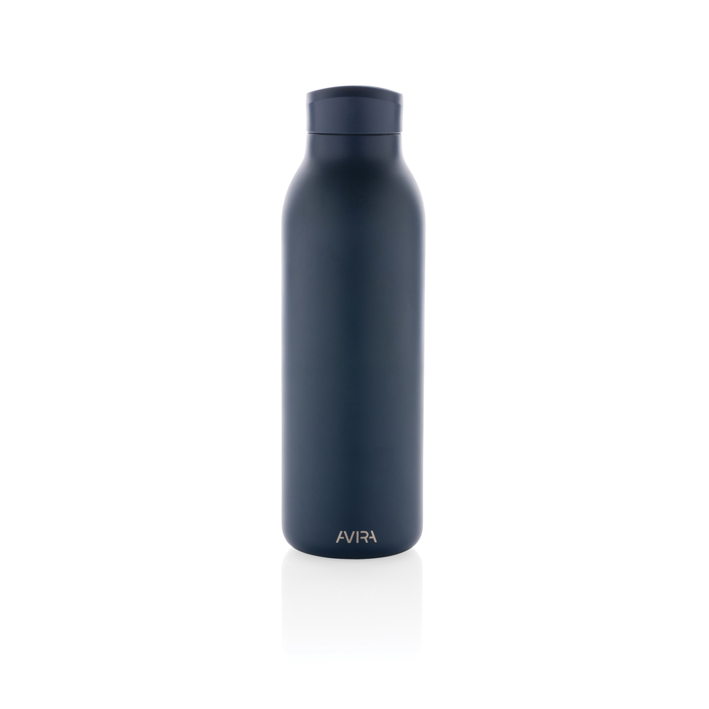 Avira Avior Vakuumflasche 500 ml aus recyceltem Edelstahl, bedruckbar mit Logo Avira Avior Vakuumflasche 500 ml aus recyceltem Edelstahl, bedruckbar mit Logo