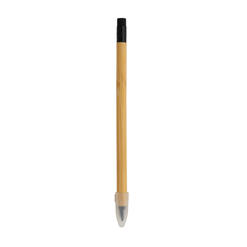 XD Collection Bambus Infinity-Stift mit Radiergummi, FSC-zertifiziert, gravier- und bedruckbar