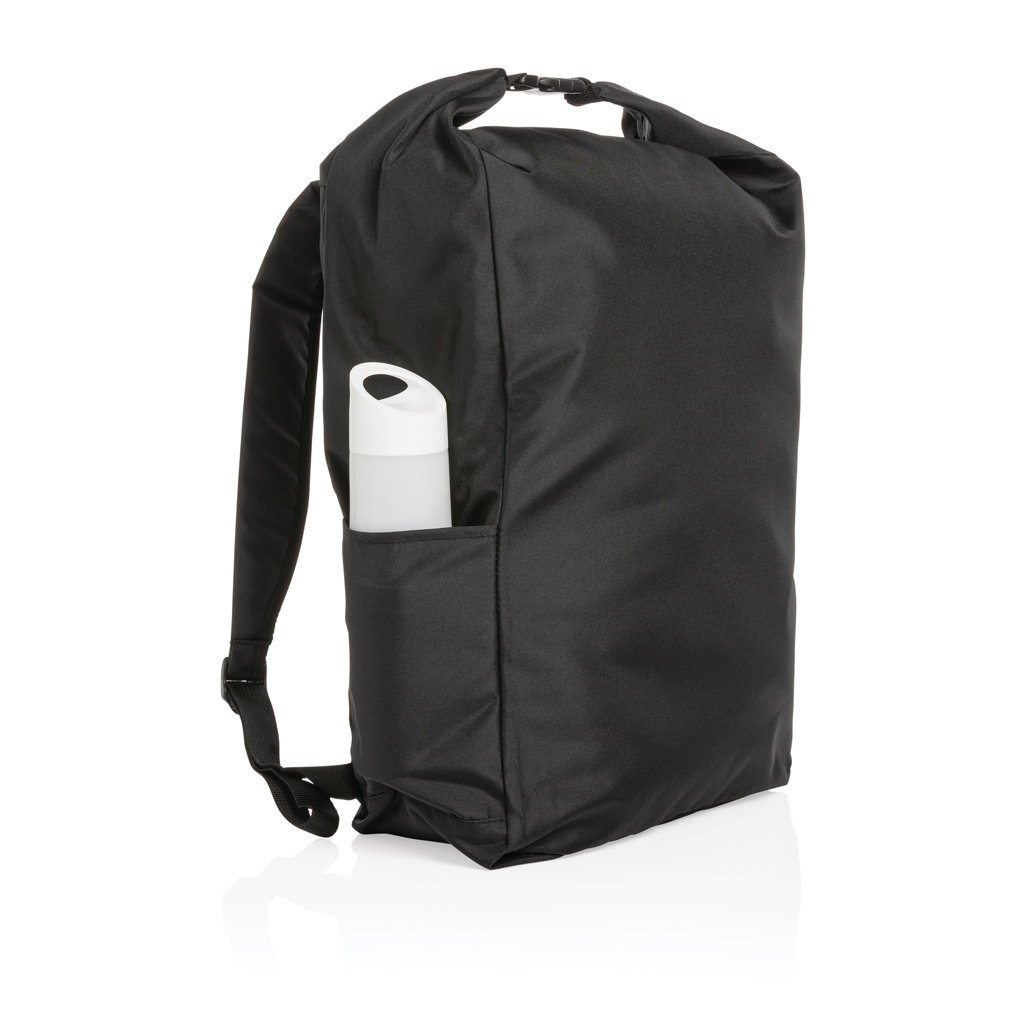 XD Collection Impact AWARE RPET Rolltop-Rucksack mit Logo bedruckbar