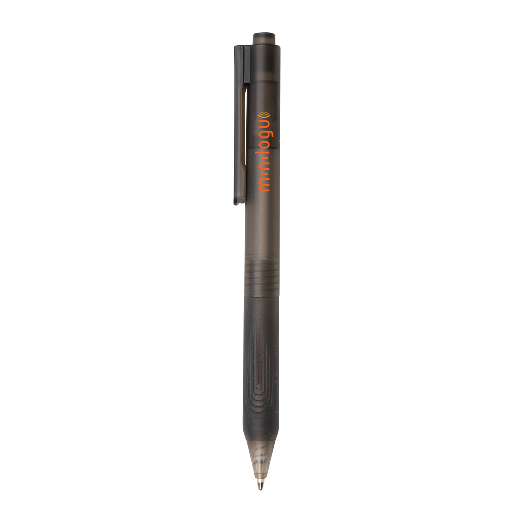 X9 Werbekugelschreiber, Silikongriff, Dokumental® – schwarz X9 Werbekugelschreiber, Silikongriff, Dokumental® – schwarz