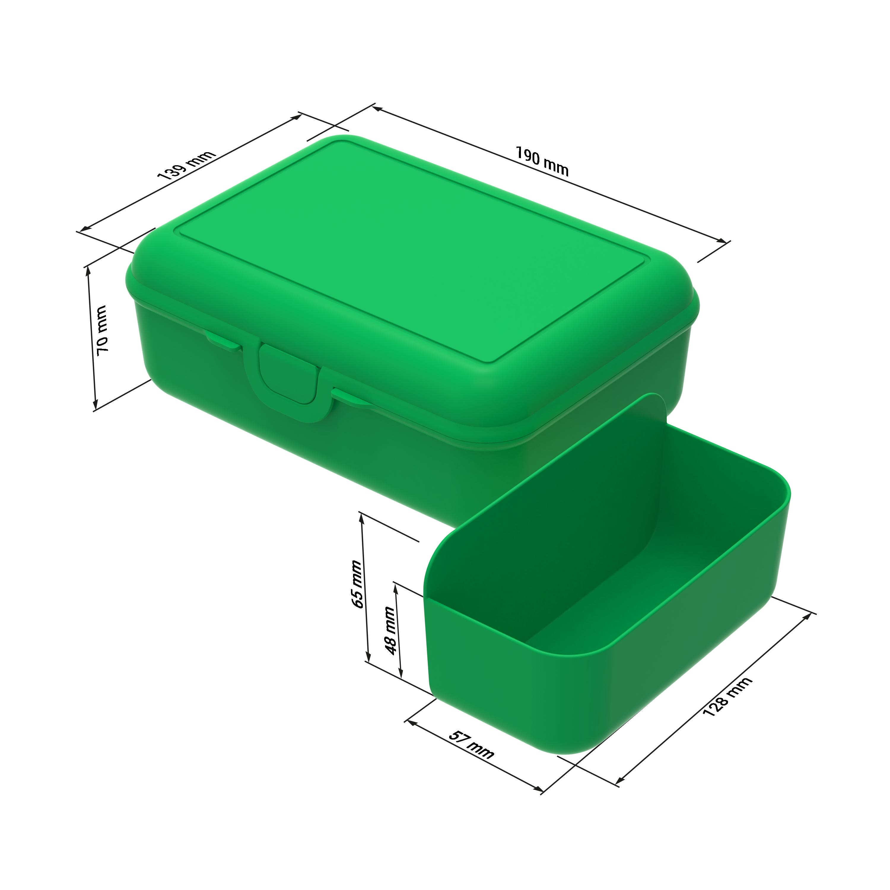 Vorratsdose "School-Box" deluxe, mit Trennschale – DET1 Vorratsdose "School-Box" deluxe, mit Trennschale