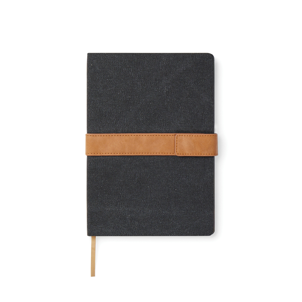 VINGA Bosler A5-Notizbuch aus RCS-recyceltem Papier, mit Logo veredelbar