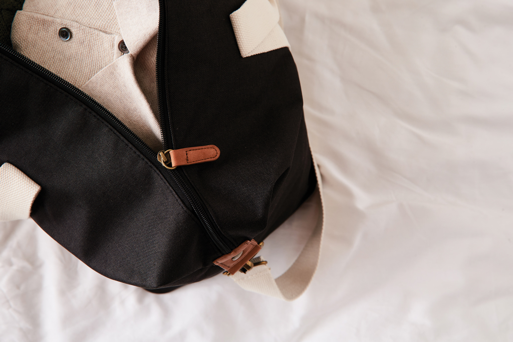 VINGA Sortino Wochenendtasche aus PET mit PU-Details, bestickbar VINGA Sortino Wochenendtasche aus PET mit PU-Details, bestickbar