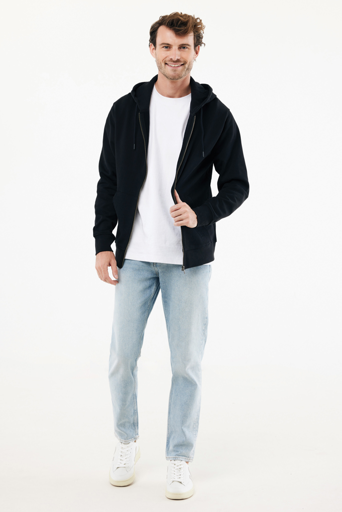 Iqoniq Abisko Zip-Hoodie 340 g/m² aus Bio- und recycelter Baumwolle