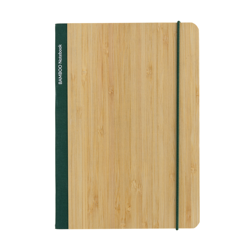 Scribe A5 Notizbuch aus Bambus FSC mit Logo-Gravur Scribe A5 Notizbuch aus Bambus FSC mit Logo-Gravur