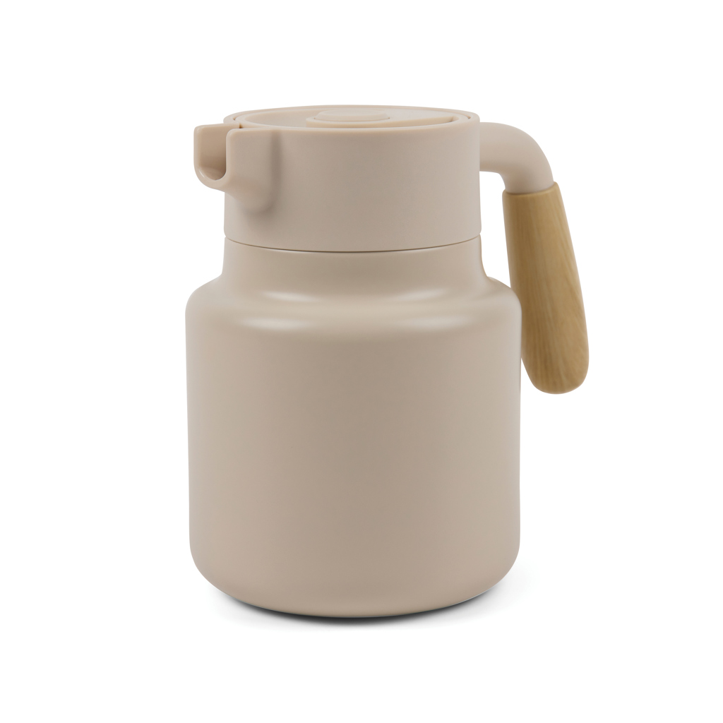 VINGA Arbe RCS Isolierkanne 1200 ml aus recyceltem Edelstahl – mit Lasergravur oder Tampondruck