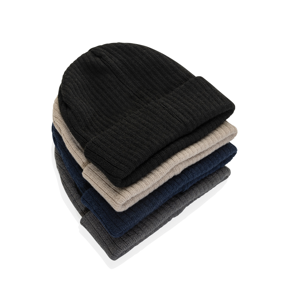 XD Collection Pryor AWARE Polylana Beanie mit Bündchen, bestickbar