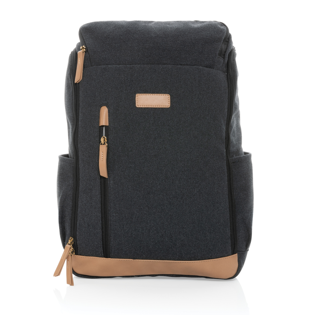 Impact AWARE™ 16 oz. Laptop-Rucksack 15 Zoll aus recyceltem Canvas, bedruckbar