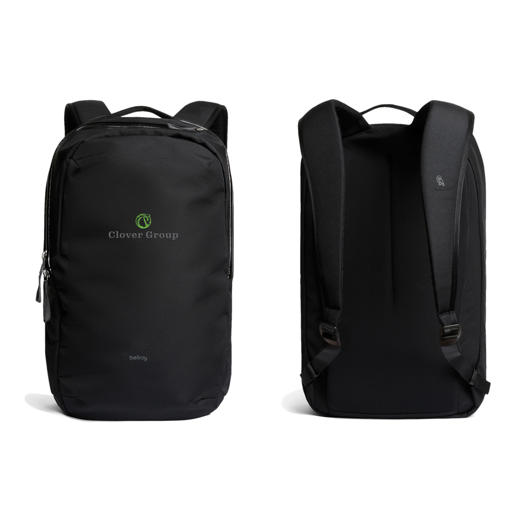 Bellroy Via Rucksack 16-Zoll, recyceltes PET, schwarz – bedruckbar Bellroy Via Rucksack 16-Zoll, recyceltes PET, schwarz – bedruckbar