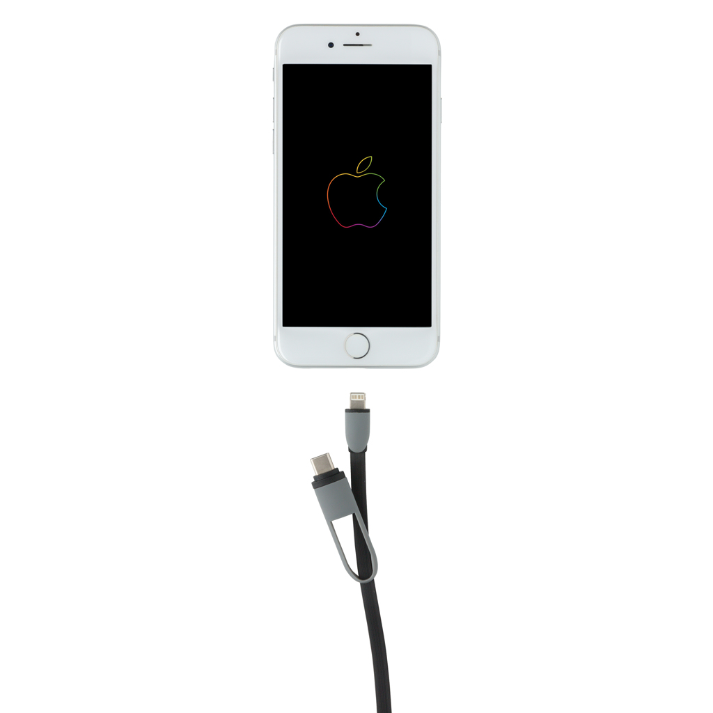 XD Collection 3-in-1 Ladekabel ausziehbar (USB-C, Lightning, Micro-USB) bedruckbar XD Collection 3-in-1 Ladekabel ausziehbar (USB-C, Lightning, Micro-USB) bedruckbar