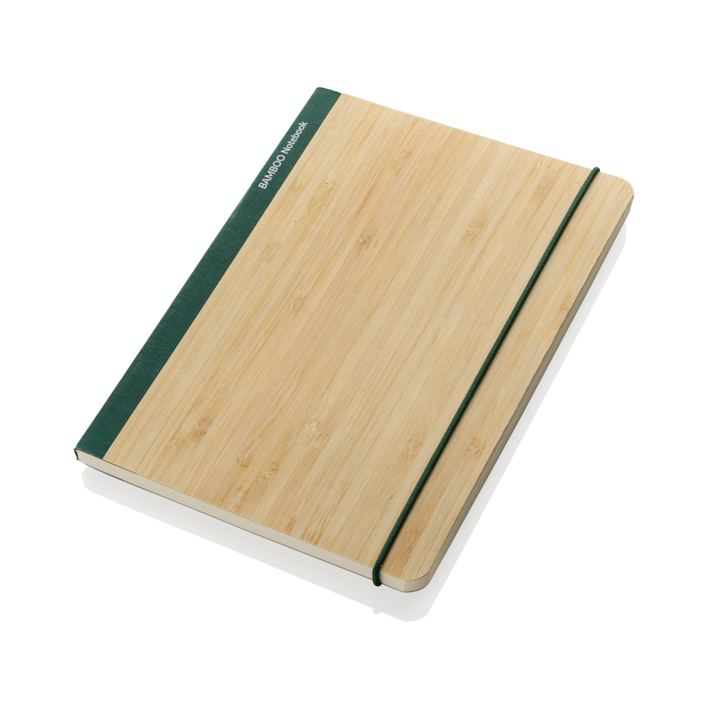 Scribe A5 Notizbuch aus Bambus FSC mit Logo-Gravur