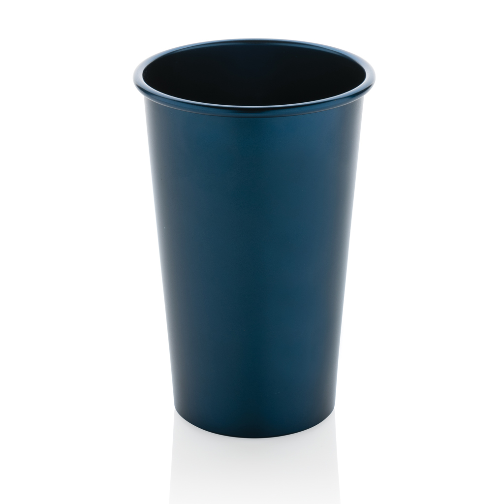 XD Collection Alo Aluminiumbecher 450 ml aus 100 % RCS-recyceltem Aluminium