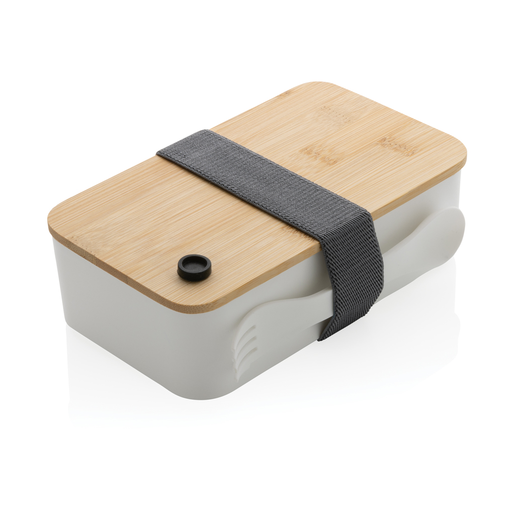 XD Collection RCS Lunchbox mit Bambusdeckel, 0,7 l (Recycling-PP, bedruckbar) XD Collection RCS Lunchbox mit Bambusdeckel, 0,7 l (Recycling-PP, bedruckbar)